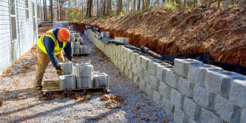 Retaining Walls & Foundations Services